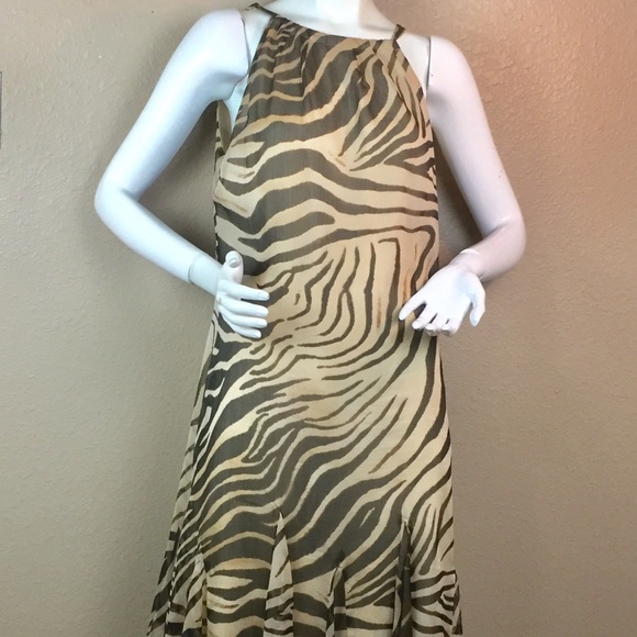 Lauren Ralph Lauren animal print sundress size 14 - Picture 2 of 15